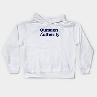 Question Authority | Retro Style Kids Hoodie